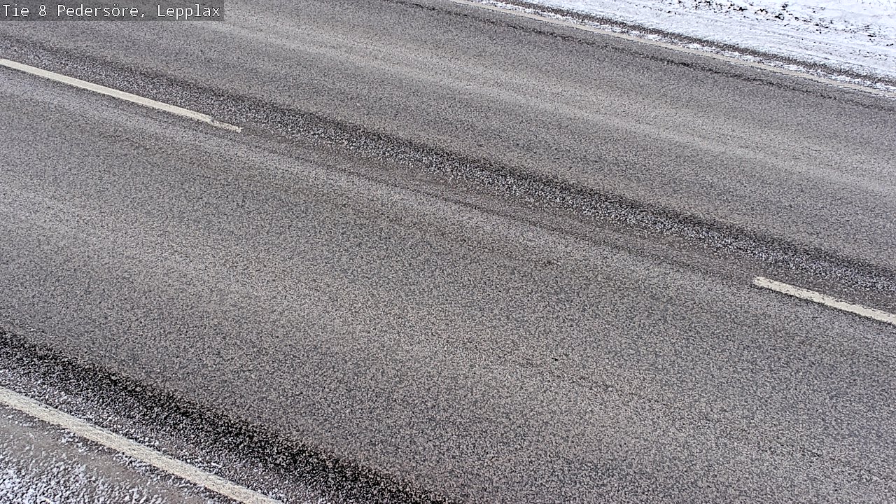 Weather Camera Image Road 8 Pedersöre, Lepplax, Pedersören kunta, Pohjanmaa