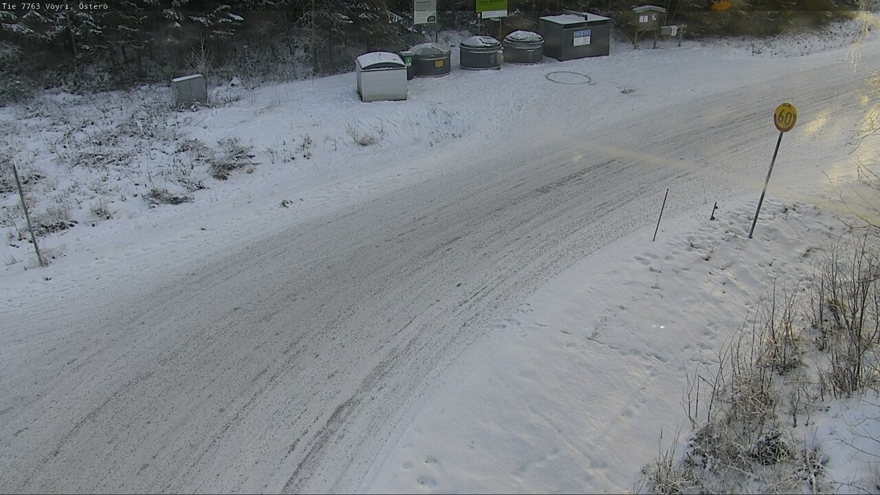 Weather Camera Image Väg 7763 Vöyri, Österö, Vöyri, Pohjanmaa