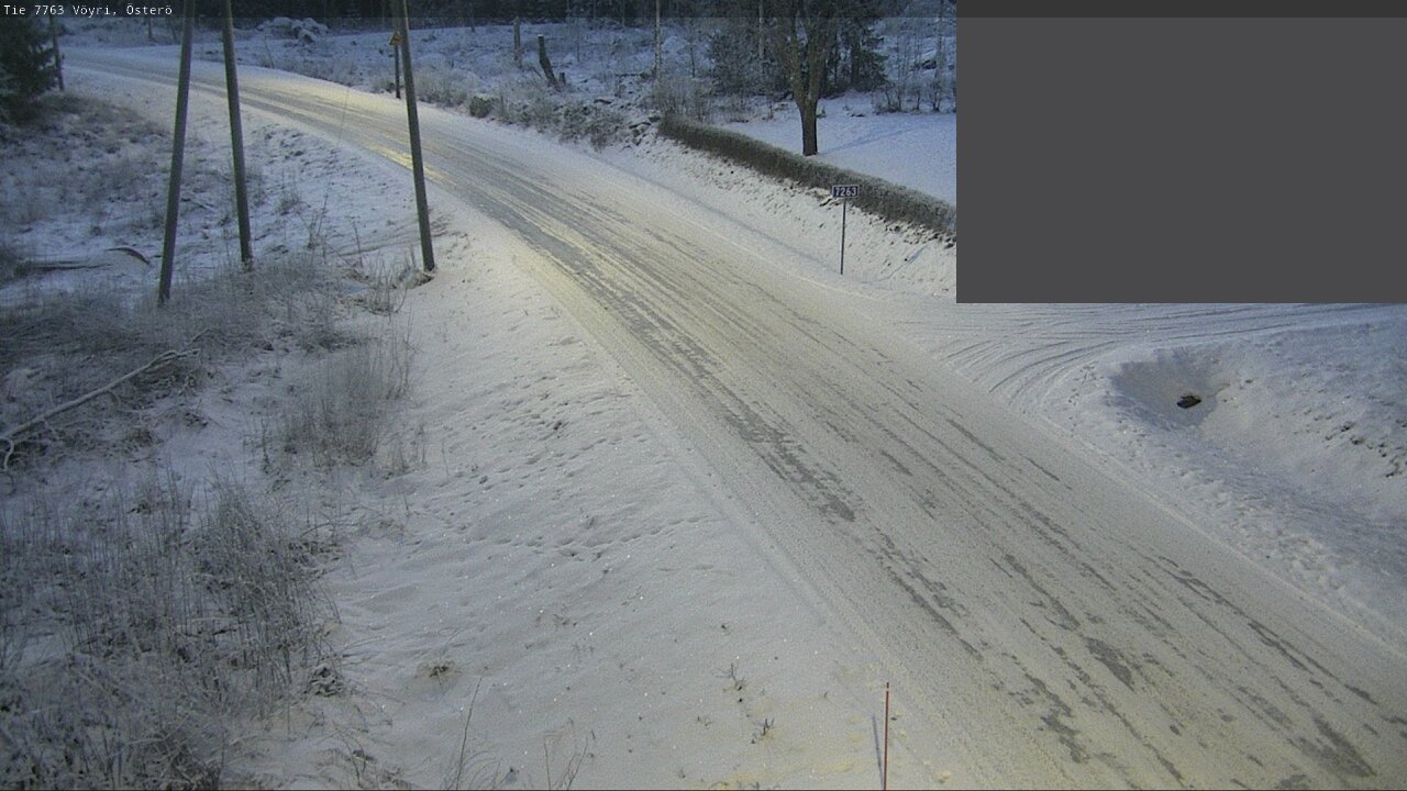 Weather Camera Image Väg 7763 Vöyri, Österö, Vöyri, Pohjanmaa