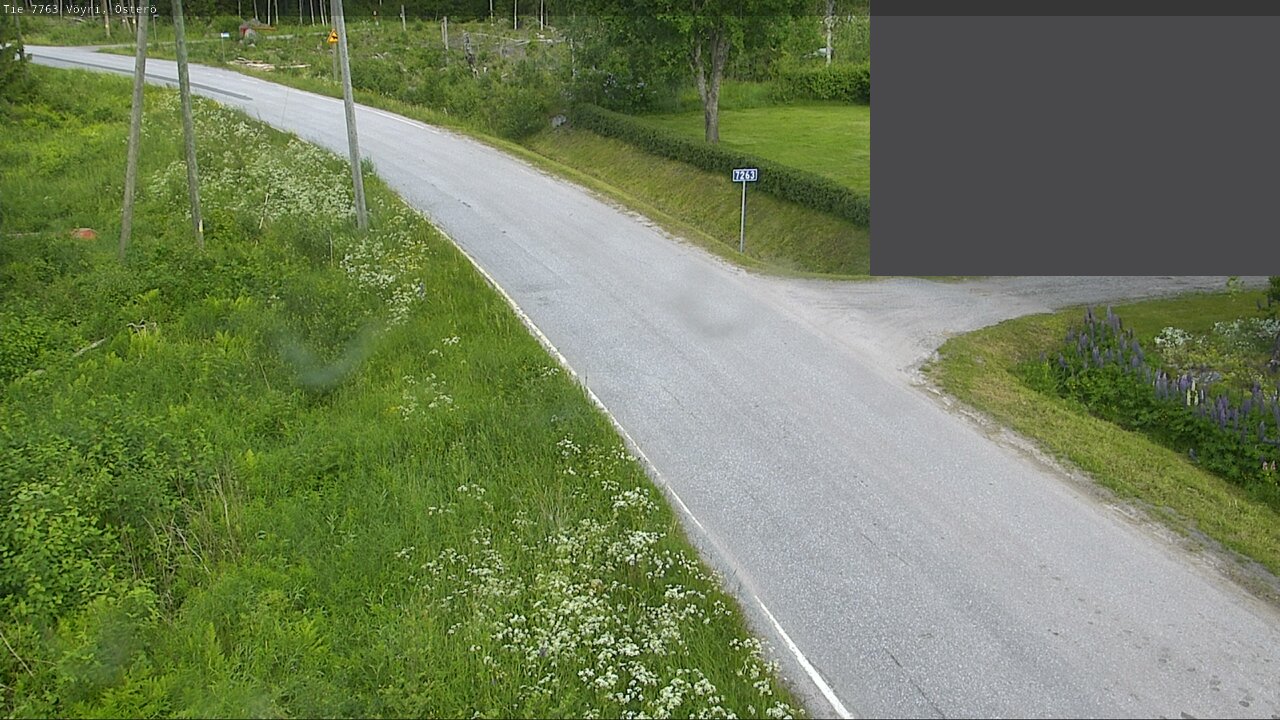 Weather Camera Image Väg 7763 Vöyri, Österö, Vöyri, Pohjanmaa