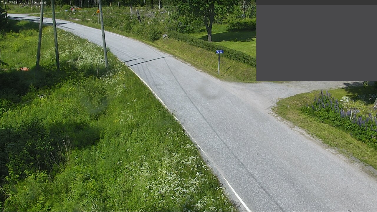 Weather Camera Image Väg 7763 Vöyri, Österö, Vöyri, Pohjanmaa
