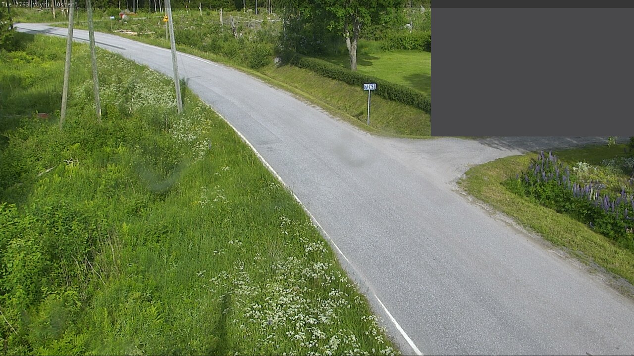Weather Camera Image Väg 7763 Vöyri, Österö, Vöyri, Pohjanmaa