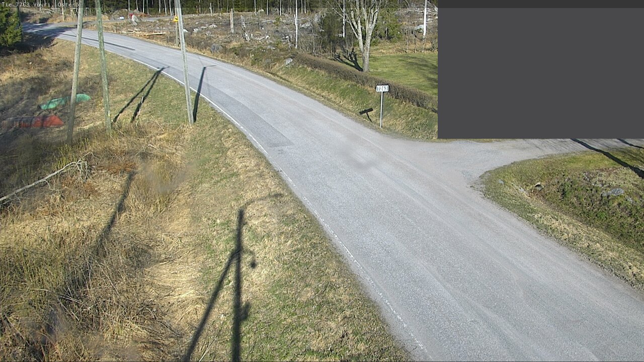 Weather Camera Image Väg 7763 Vöyri, Österö, Vöyri, Pohjanmaa