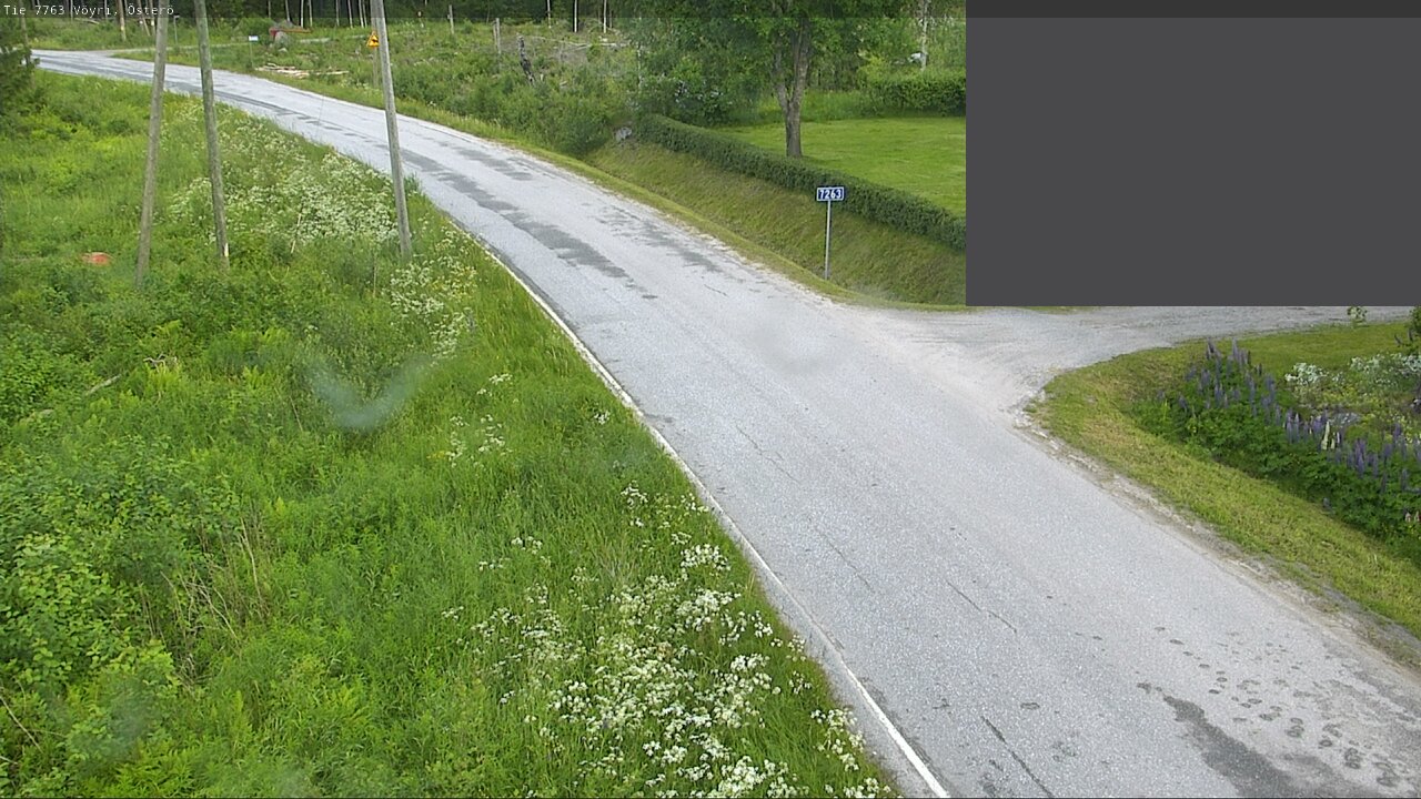 Weather Camera Image Väg 7763 Vöyri, Österö, Vöyri, Pohjanmaa