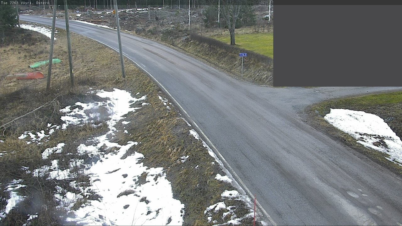 Weather Camera Image Väg 7763 Vöyri, Österö, Vöyri, Pohjanmaa
