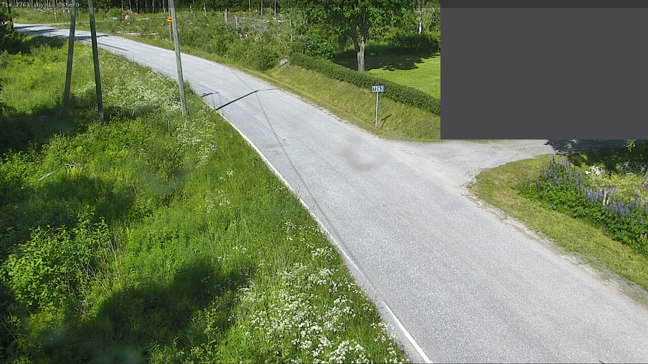 Weather Camera Image Väg 7763 Vöyri, Österö, Vöyri, Pohjanmaa