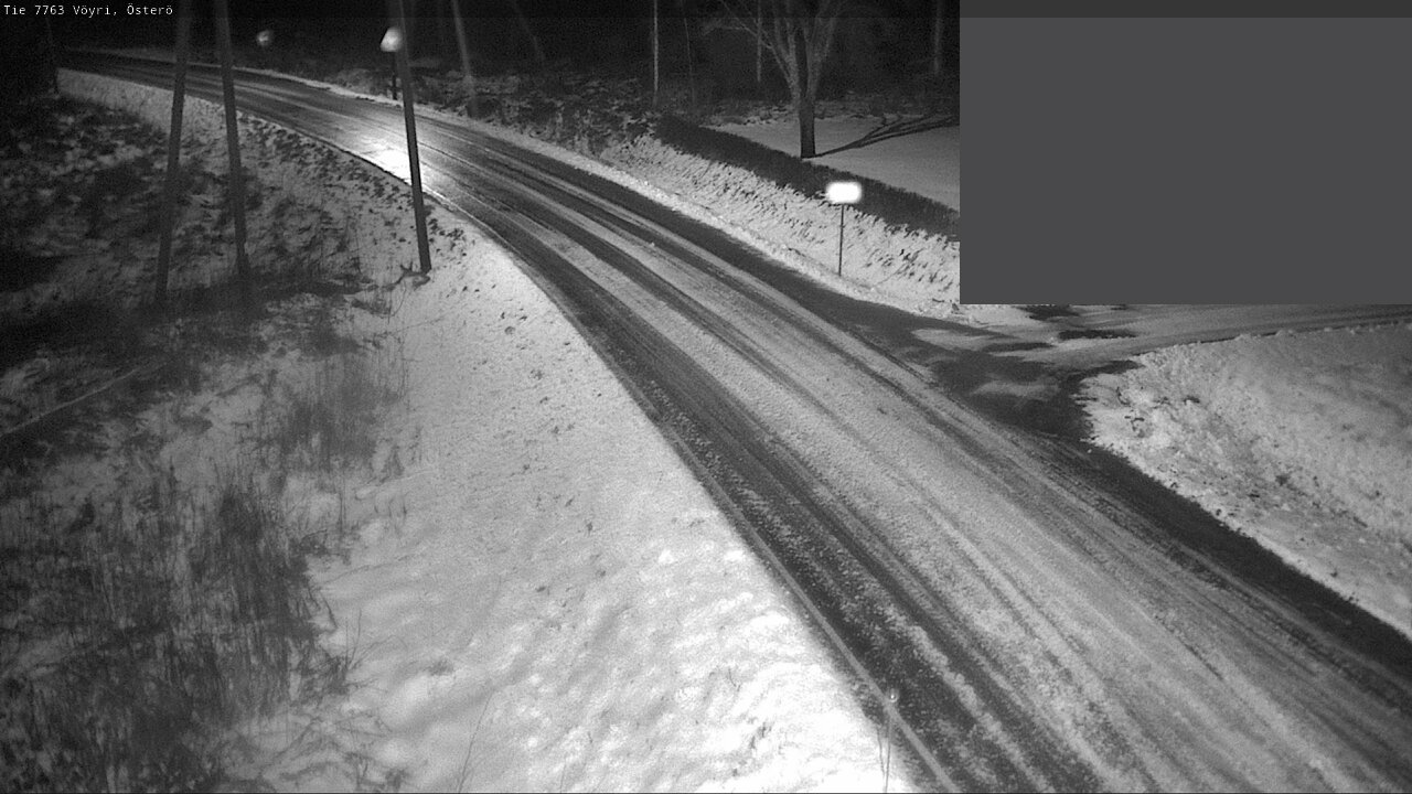 Weather Camera Image Väg 7763 Vöyri, Österö, Vöyri, Pohjanmaa