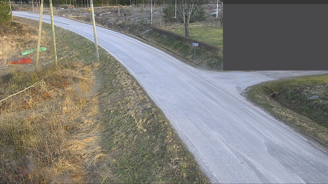 Weather Camera Image Väg 7763 Vöyri, Österö, Vöyri, Pohjanmaa