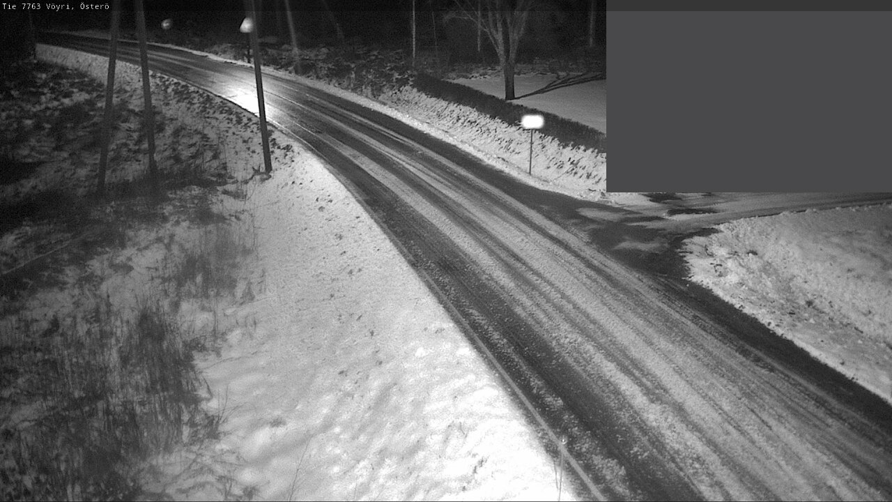 Weather Camera Image Väg 7763 Vöyri, Österö, Vöyri, Pohjanmaa