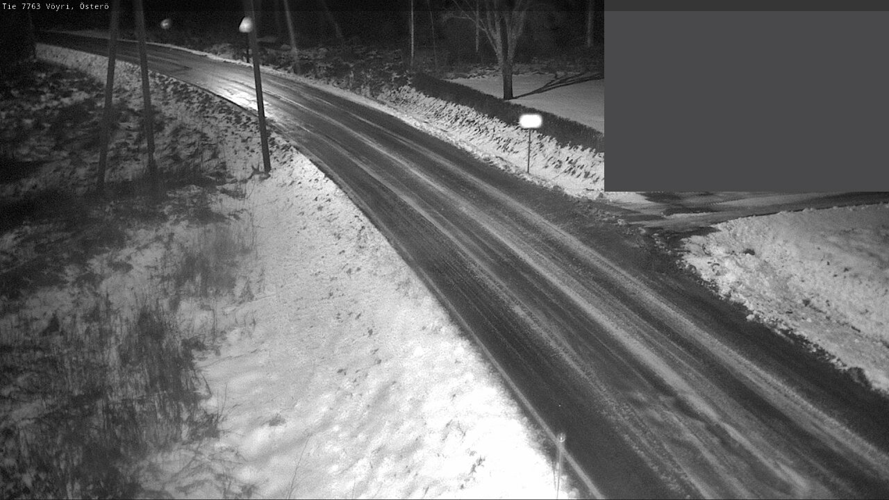 Weather Camera Image Väg 7763 Vöyri, Österö, Vöyri, Pohjanmaa