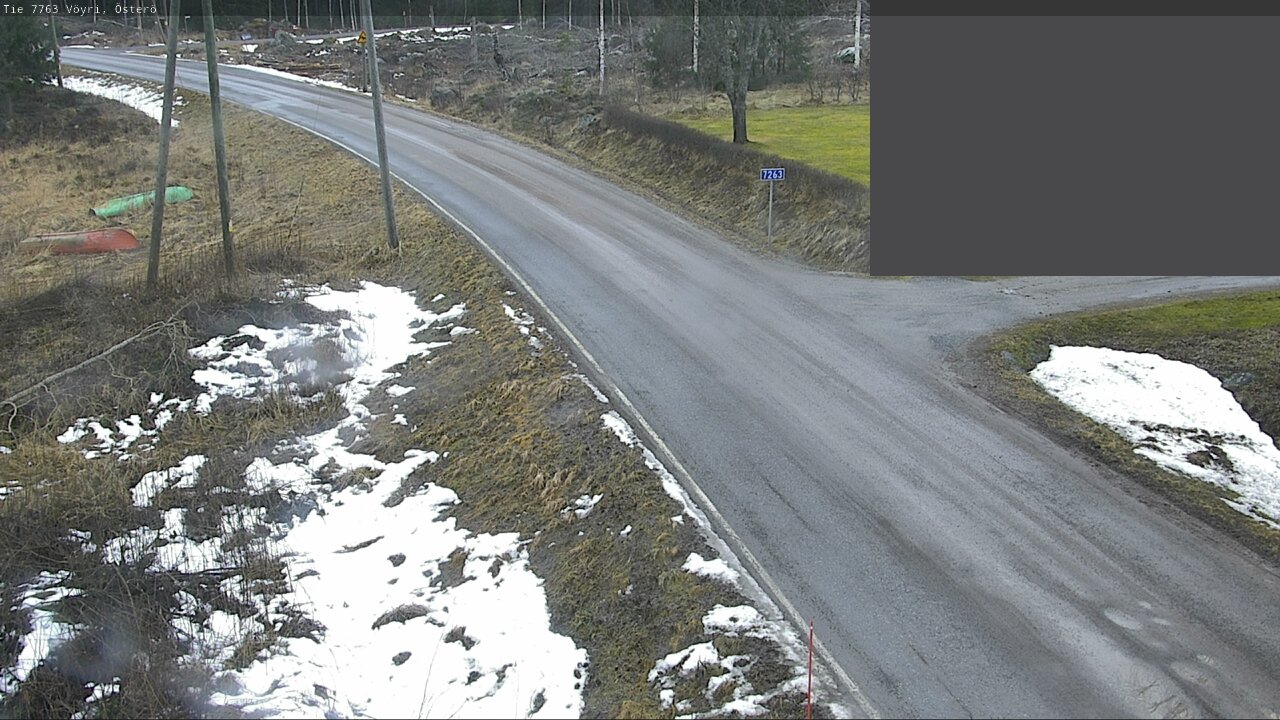 Weather Camera Image Väg 7763 Vöyri, Österö, Vöyri, Pohjanmaa