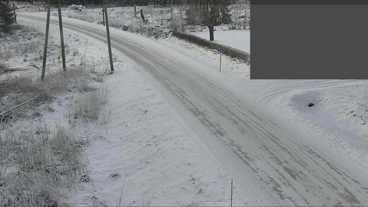 Weather Camera Image Väg 7763 Vöyri, Österö, Vöyri, Pohjanmaa