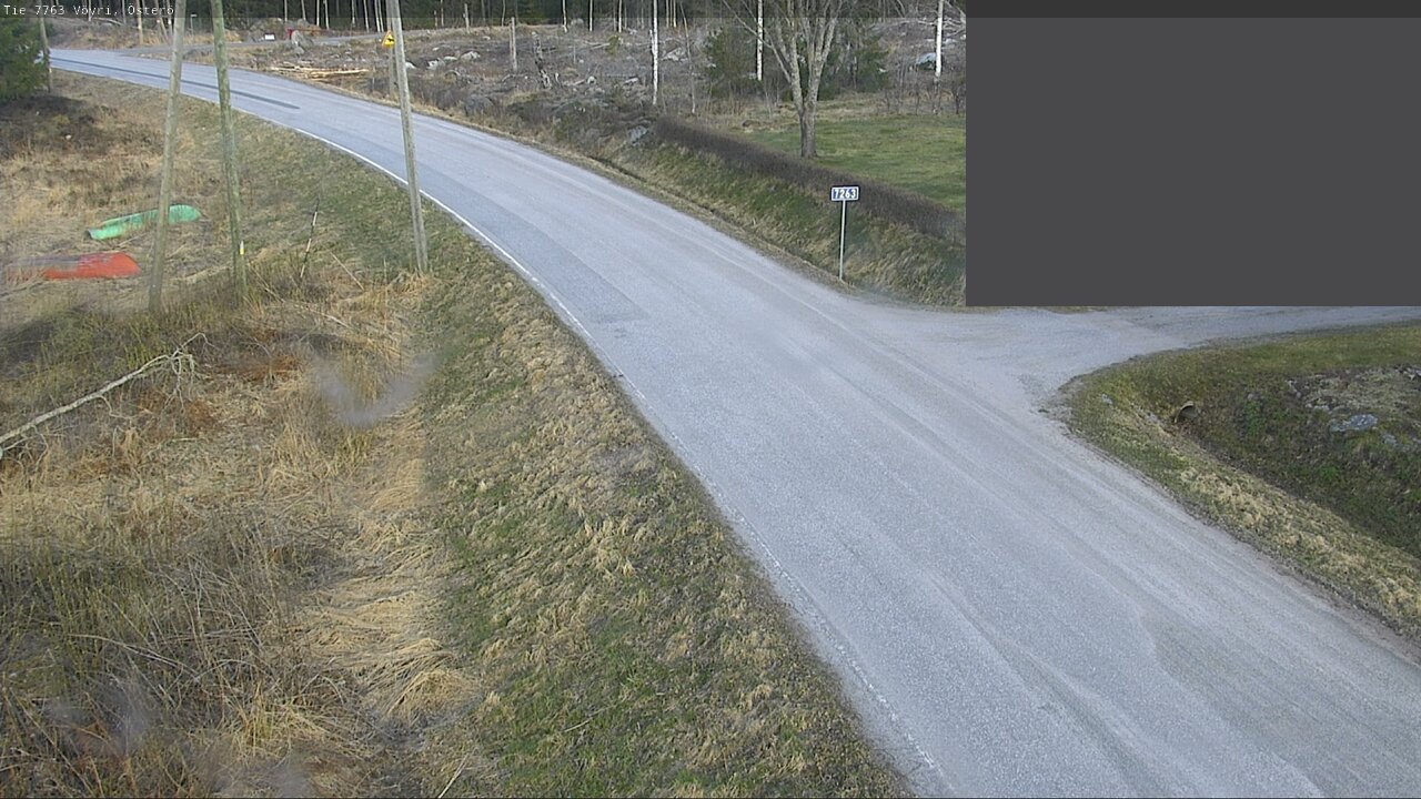 Weather Camera Image Väg 7763 Vöyri, Österö, Vöyri, Pohjanmaa