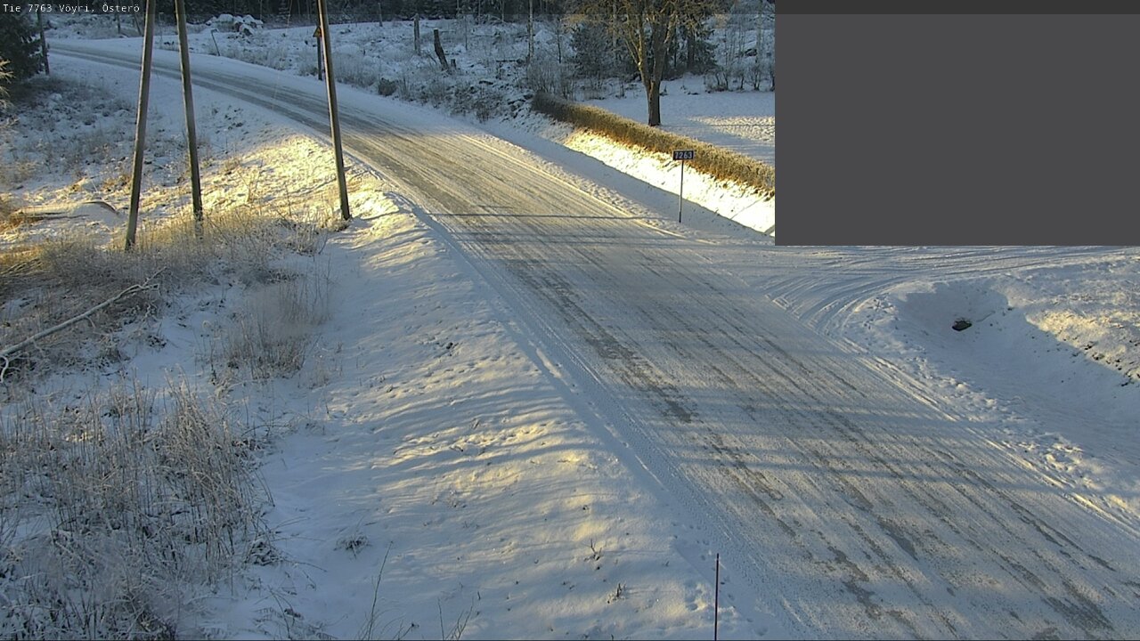 Weather Camera Image Väg 7763 Vöyri, Österö, Vöyri, Pohjanmaa