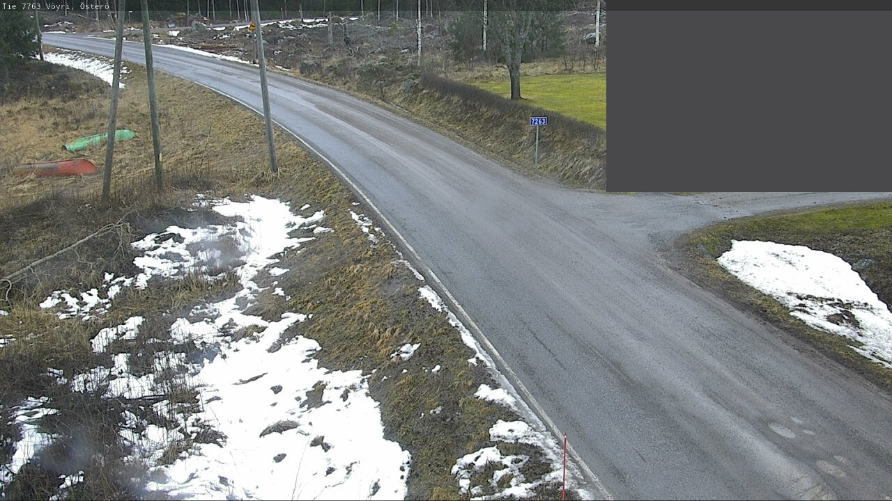Weather Camera Image Road 7763 Vöyri, Österö, Vöyri, Pohjanmaa