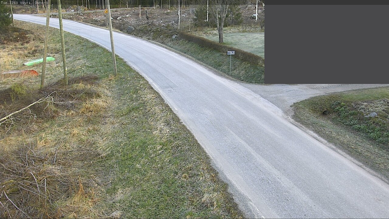 Weather Camera Image Väg 7763 Vöyri, Österö, Vöyri, Pohjanmaa