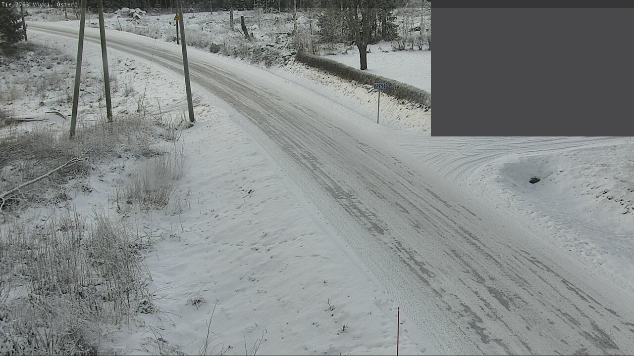 Weather Camera Image Väg 7763 Vöyri, Österö, Vöyri, Pohjanmaa