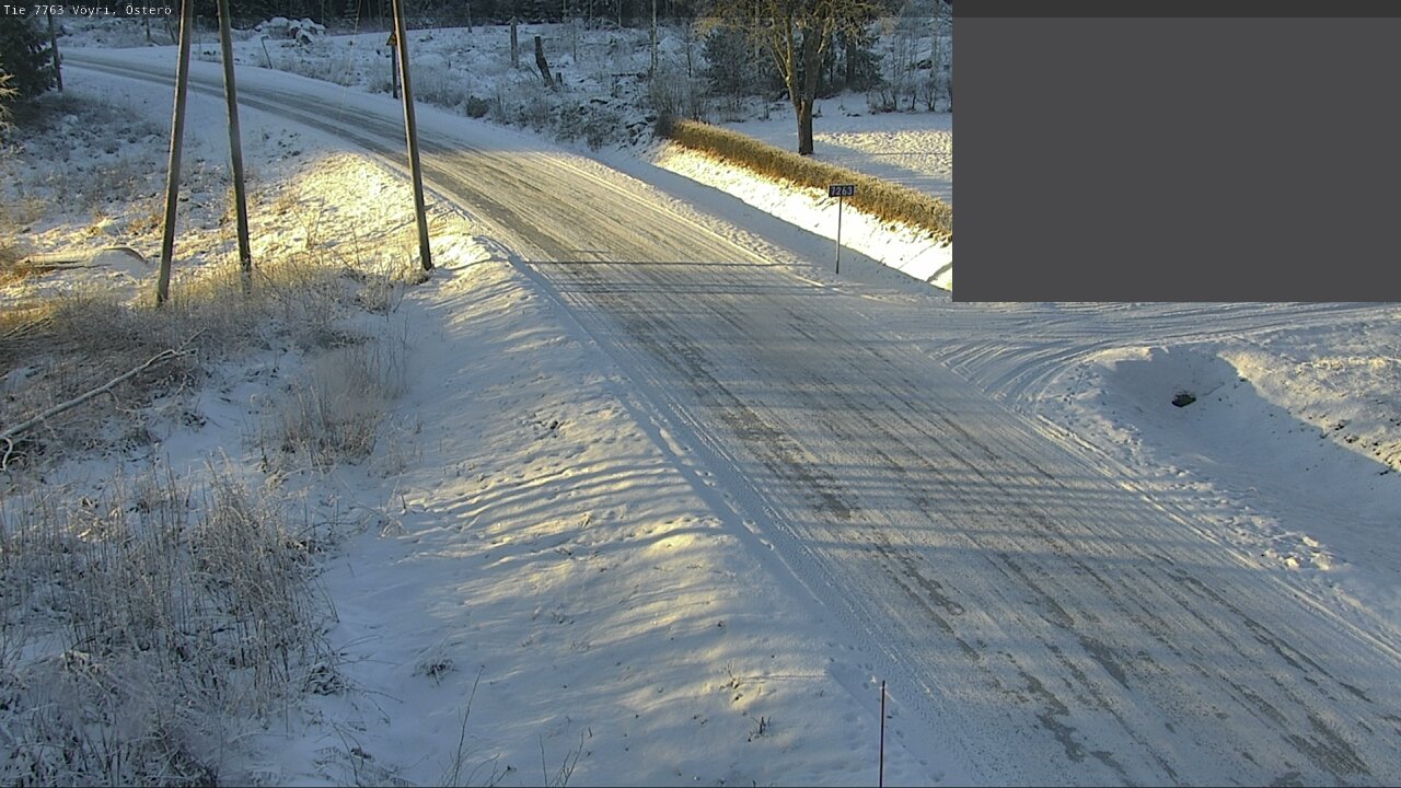Weather Camera Image Road 7763 Vöyri, Österö, Vöyri, Pohjanmaa