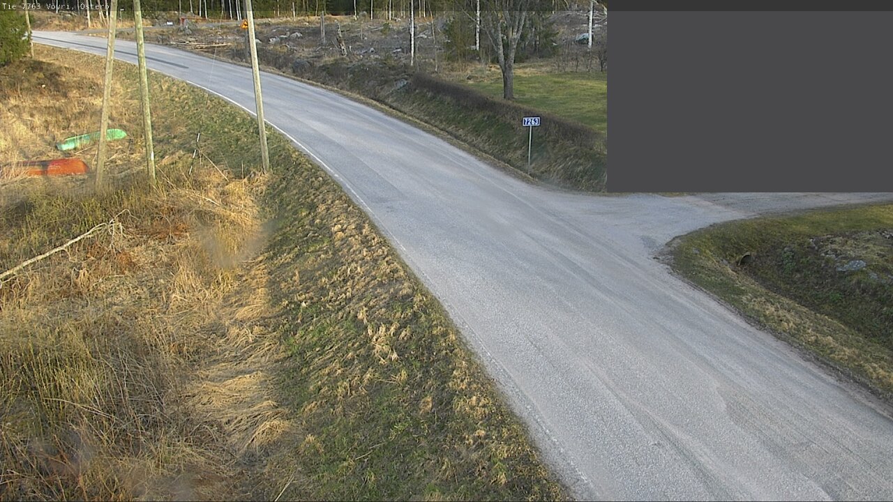 Weather Camera Image Väg 7763 Vöyri, Österö, Vöyri, Pohjanmaa