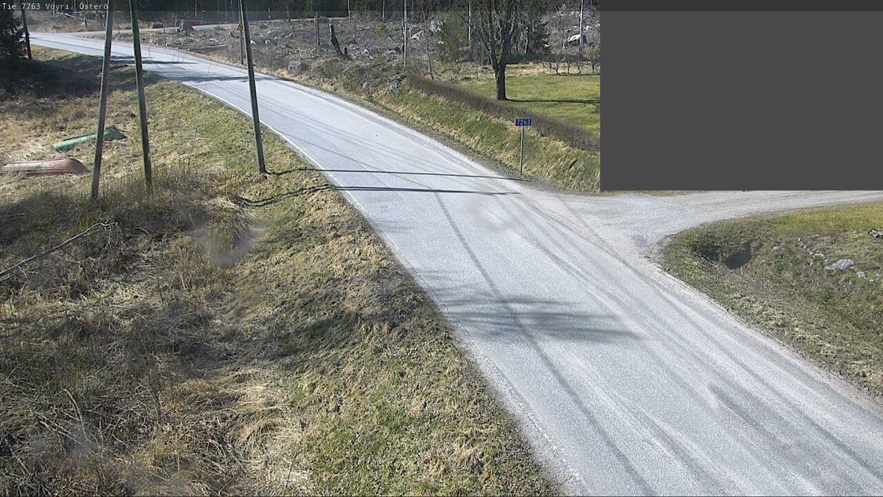 Weather Camera Image Road 7763 Vöyri, Österö, Vöyri, Pohjanmaa