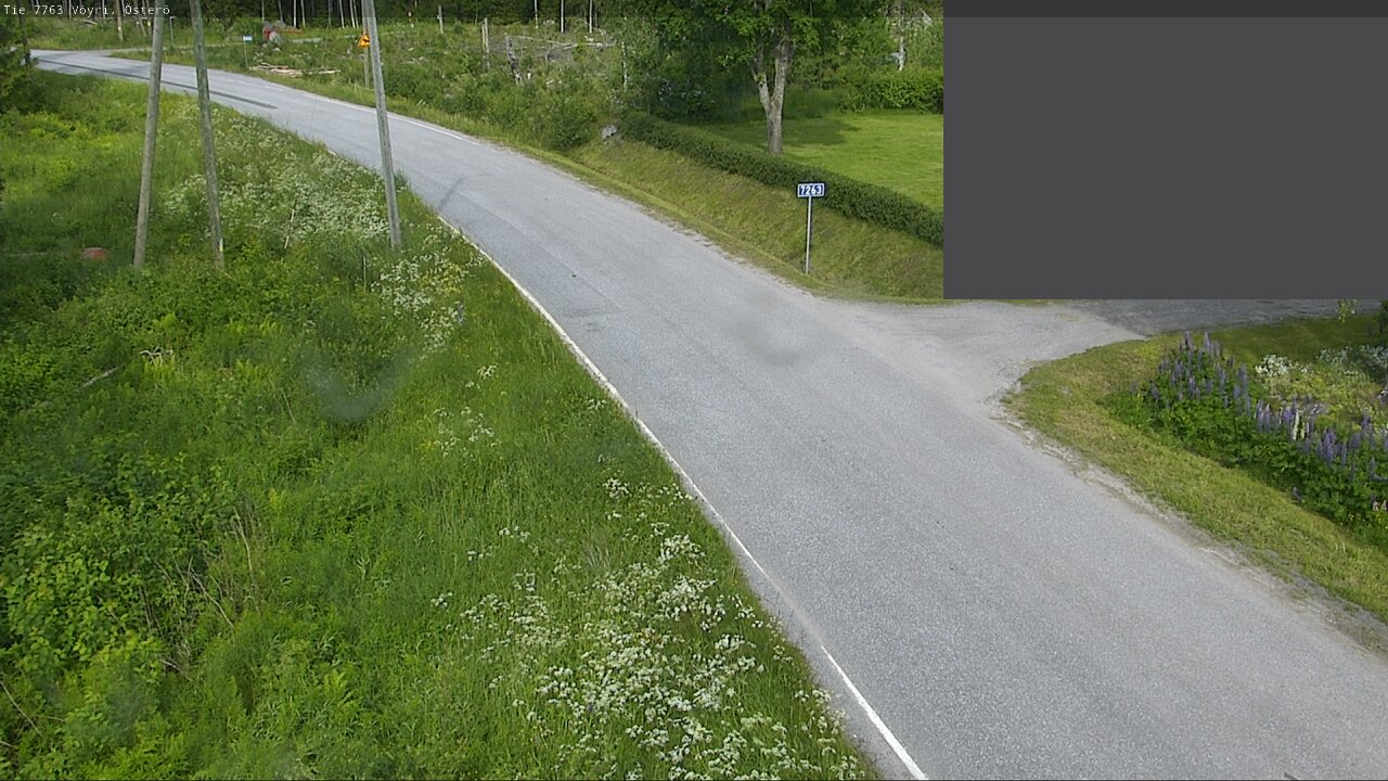 Weather Camera Image Väg 7763 Vöyri, Österö, Vöyri, Pohjanmaa