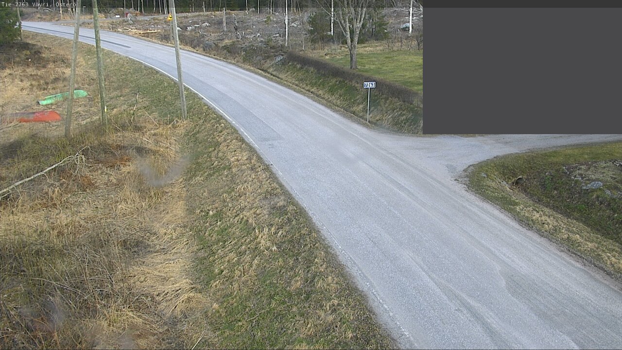 Weather Camera Image Väg 7763 Vöyri, Österö, Vöyri, Pohjanmaa