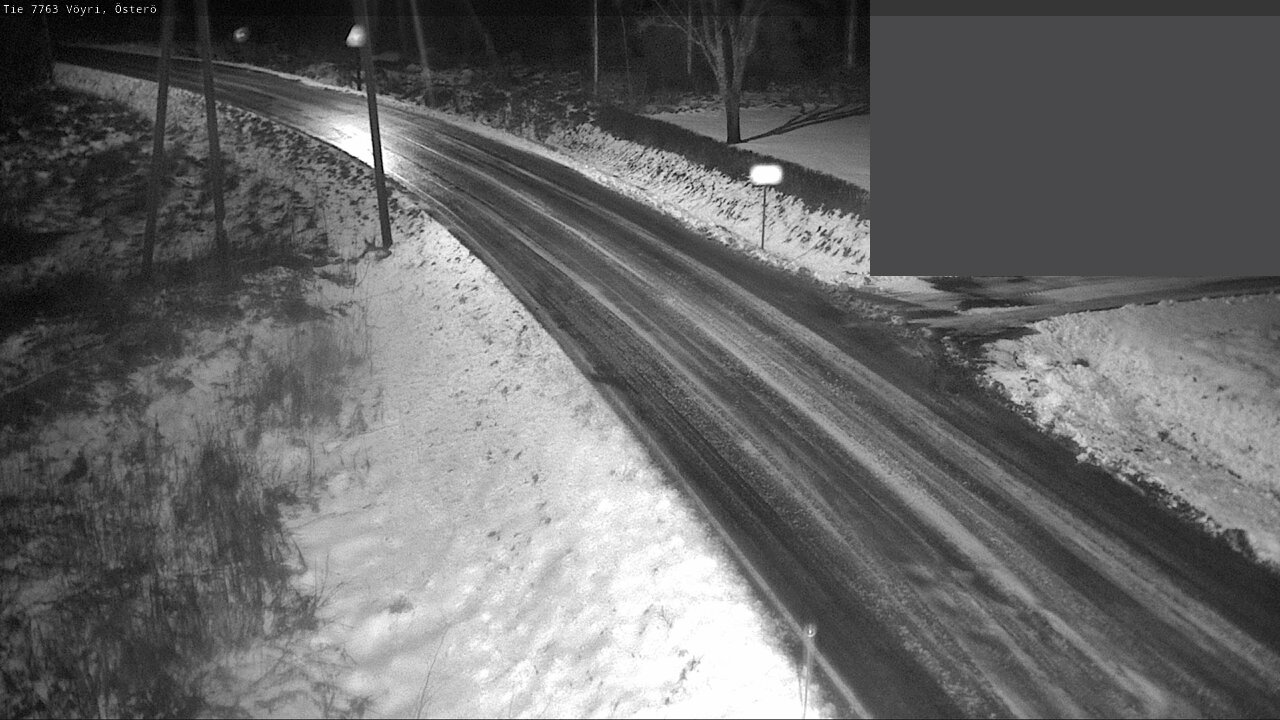 Weather Camera Image Väg 7763 Vöyri, Österö, Vöyri, Pohjanmaa