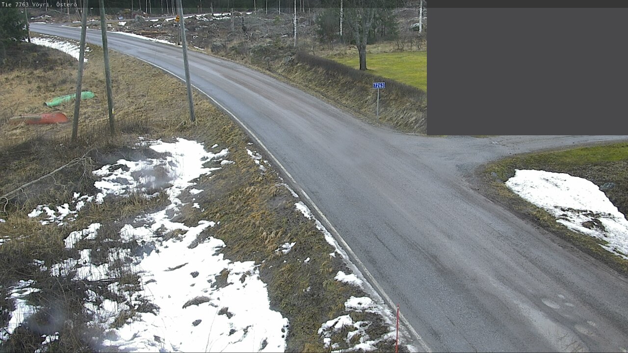 Weather Camera Image Väg 7763 Vöyri, Österö, Vöyri, Pohjanmaa