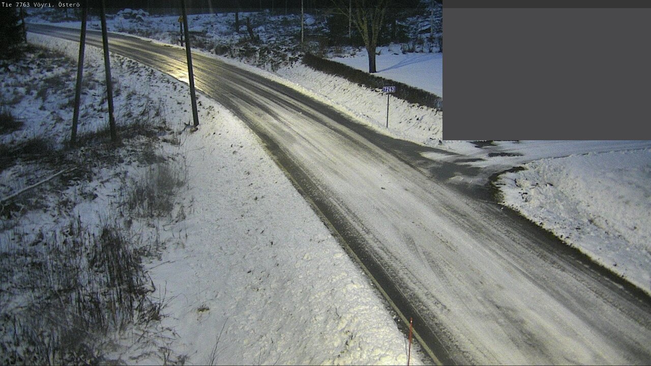 Weather Camera Image Väg 7763 Vöyri, Österö, Vöyri, Pohjanmaa