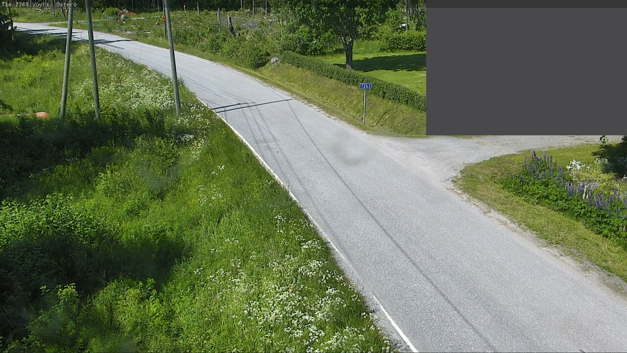 Weather Camera Image Väg 7763 Vöyri, Österö, Vöyri, Pohjanmaa
