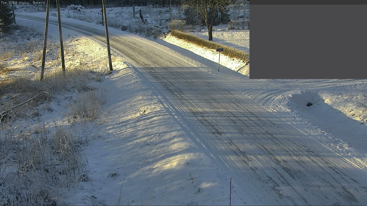Weather Camera Image Road 7763 Vöyri, Österö, Vöyri, Pohjanmaa