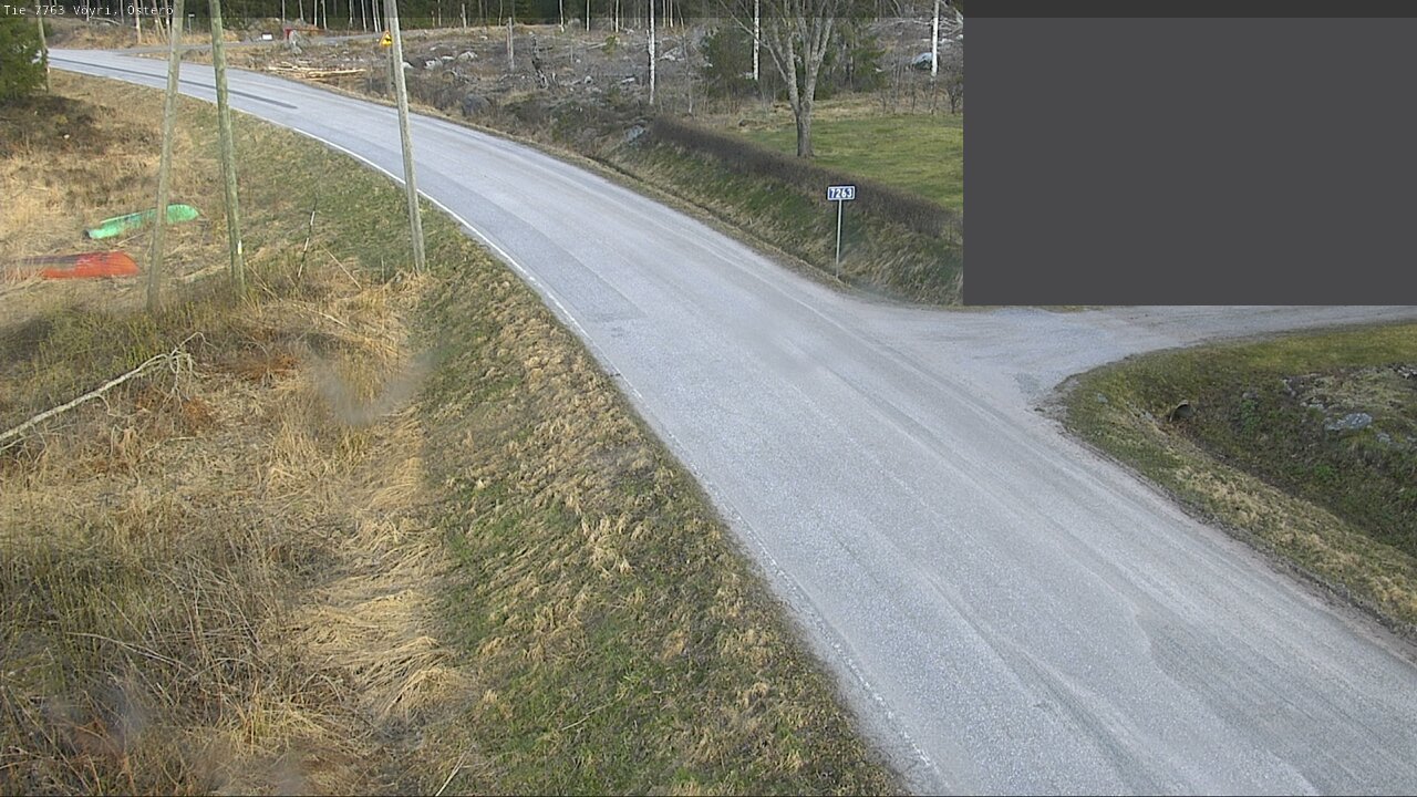 Weather Camera Image Väg 7763 Vöyri, Österö, Vöyri, Pohjanmaa