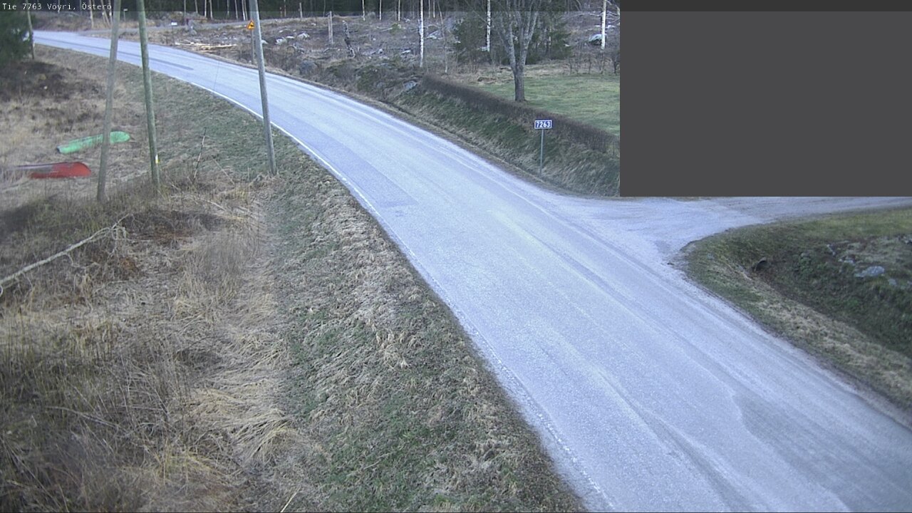 Weather Camera Image Väg 7763 Vöyri, Österö, Vöyri, Pohjanmaa