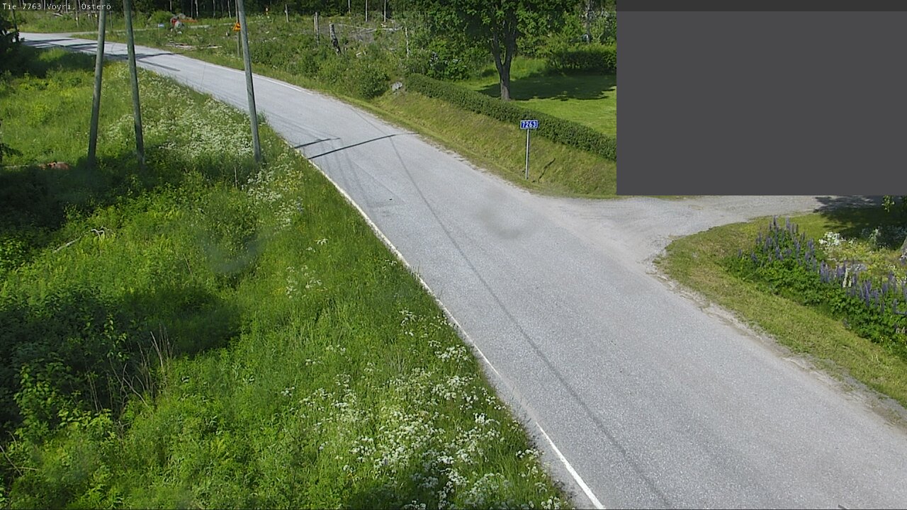Weather Camera Image Väg 7763 Vöyri, Österö, Vöyri, Pohjanmaa