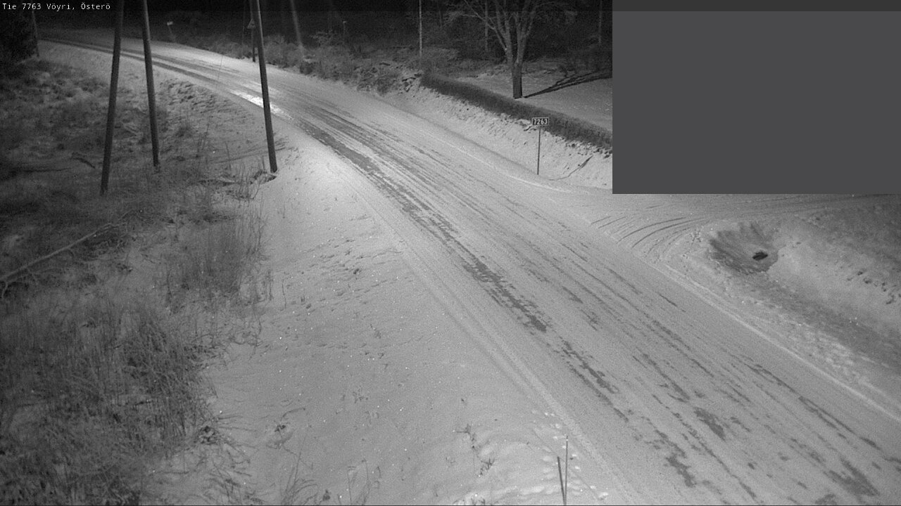Weather Camera Image Väg 7763 Vöyri, Österö, Vöyri, Pohjanmaa