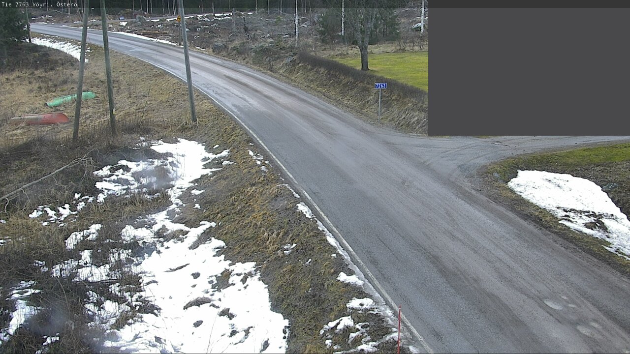 Weather Camera Image Väg 7763 Vöyri, Österö, Vöyri, Pohjanmaa