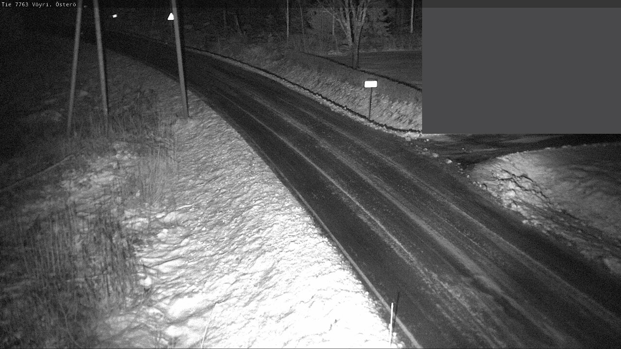 Weather Camera Image Väg 7763 Vöyri, Österö, Vöyri, Pohjanmaa