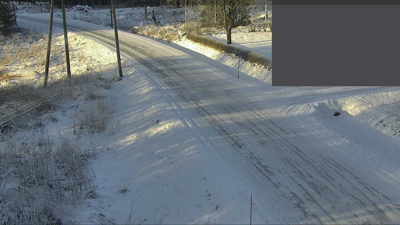 Weather Camera Image Road 7763 Vöyri, Österö, Vöyri, Pohjanmaa