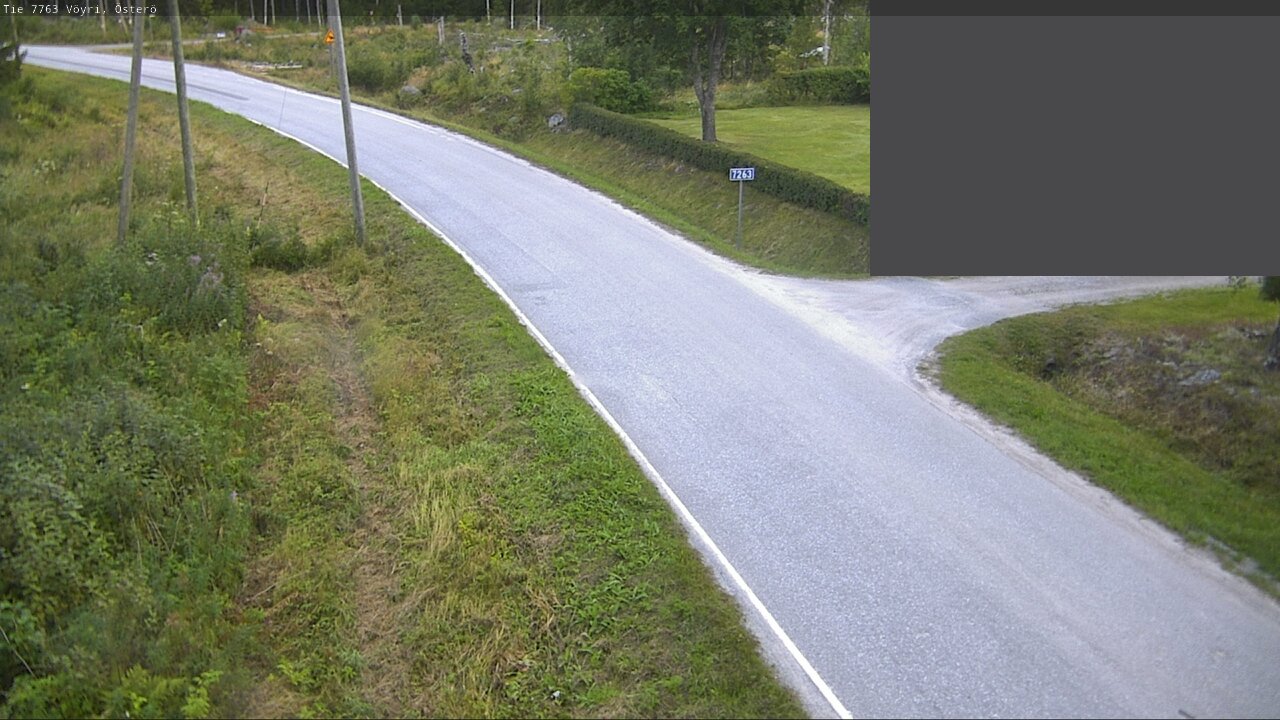 Weather Camera Image Road 7763 Vöyri, Österö, Vöyri, Pohjanmaa