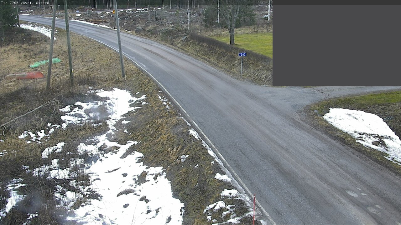 Weather Camera Image Väg 7763 Vöyri, Österö, Vöyri, Pohjanmaa