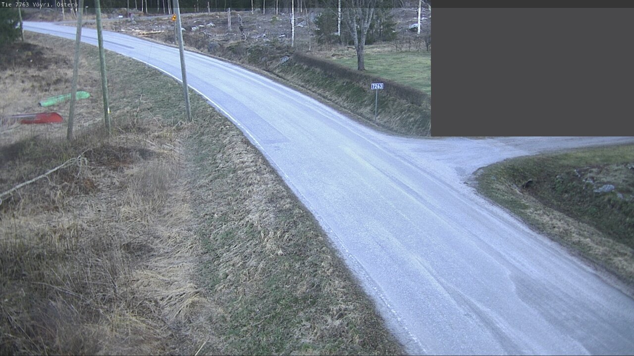 Weather Camera Image Väg 7763 Vöyri, Österö, Vöyri, Pohjanmaa