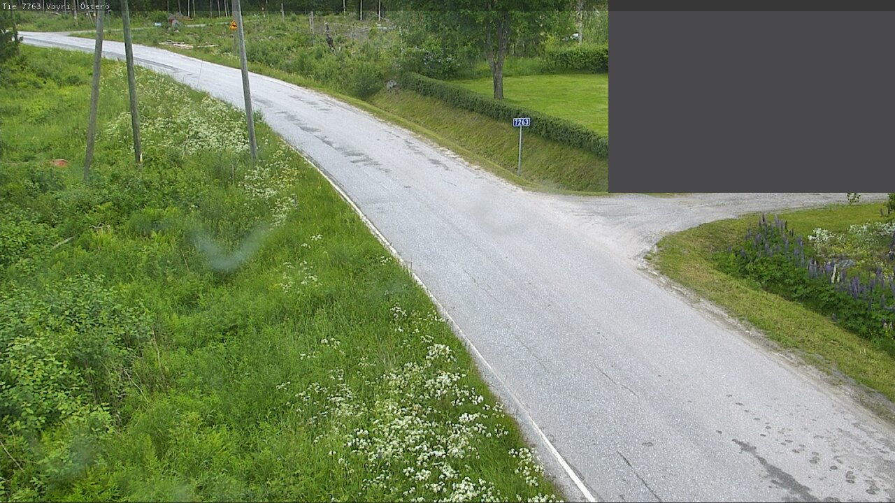 Weather Camera Image Väg 7763 Vöyri, Österö, Vöyri, Pohjanmaa