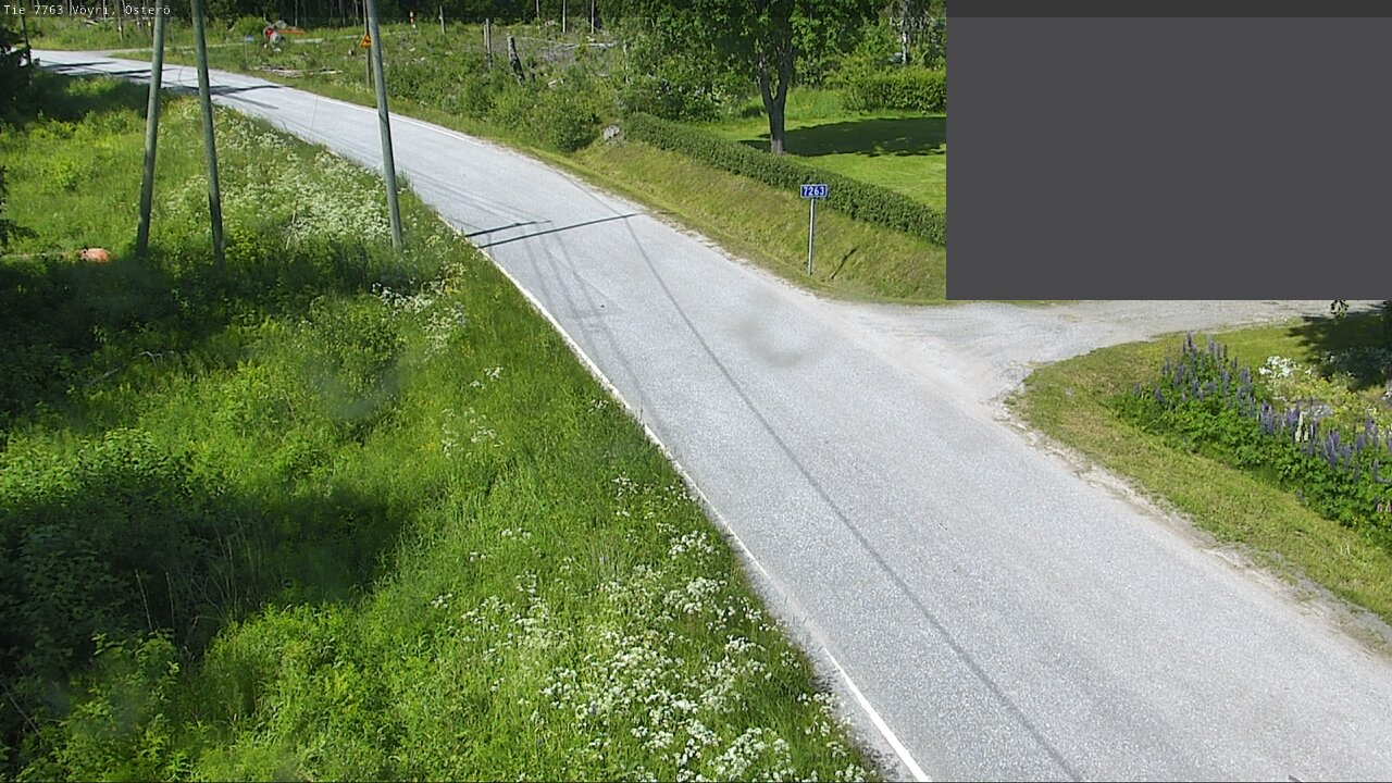 Weather Camera Image Väg 7763 Vöyri, Österö, Vöyri, Pohjanmaa