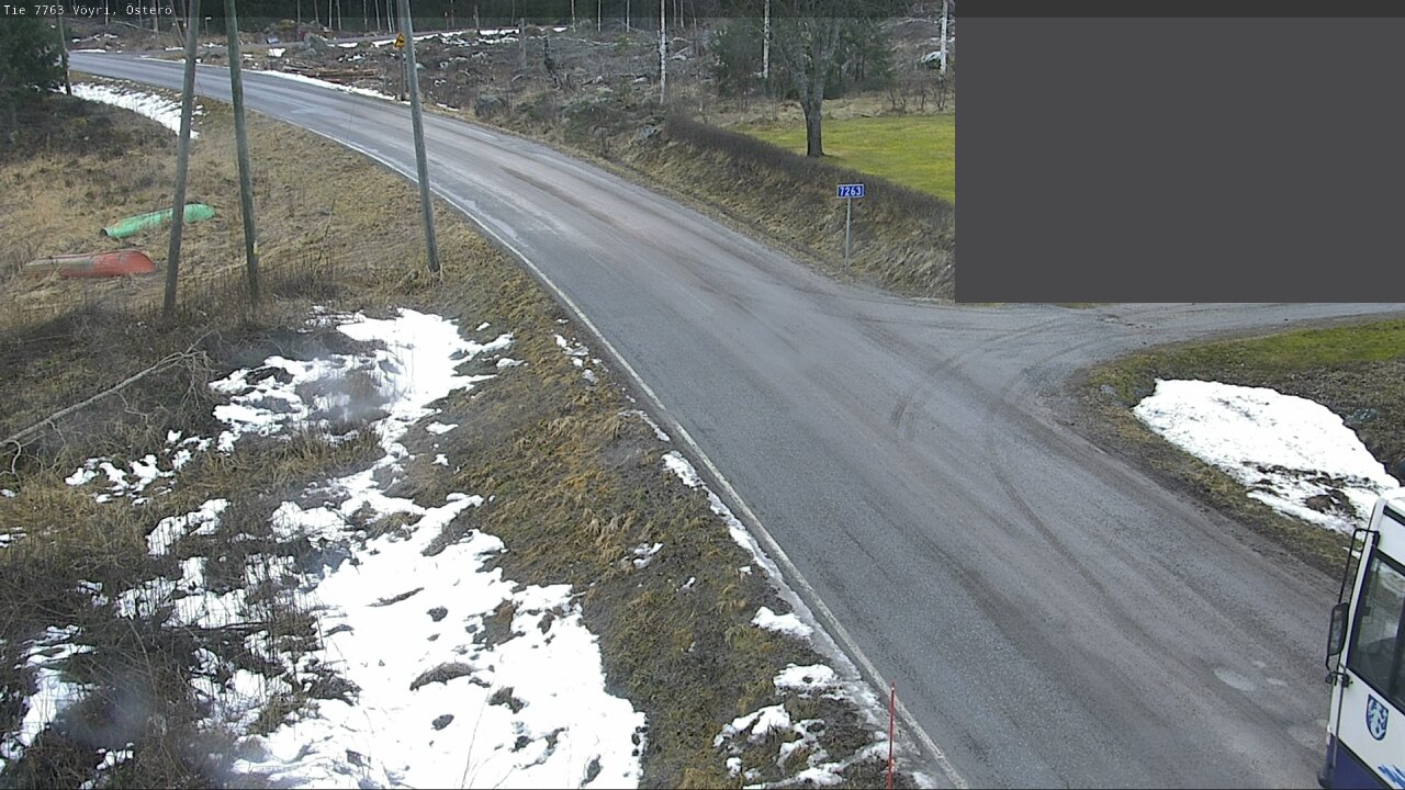 Weather Camera Image Väg 7763 Vöyri, Österö, Vöyri, Pohjanmaa