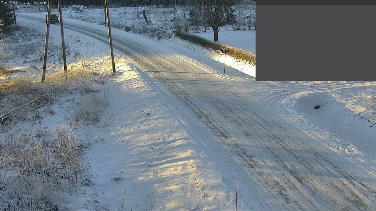 Weather Camera Image Väg 7763 Vöyri, Österö, Vöyri, Pohjanmaa