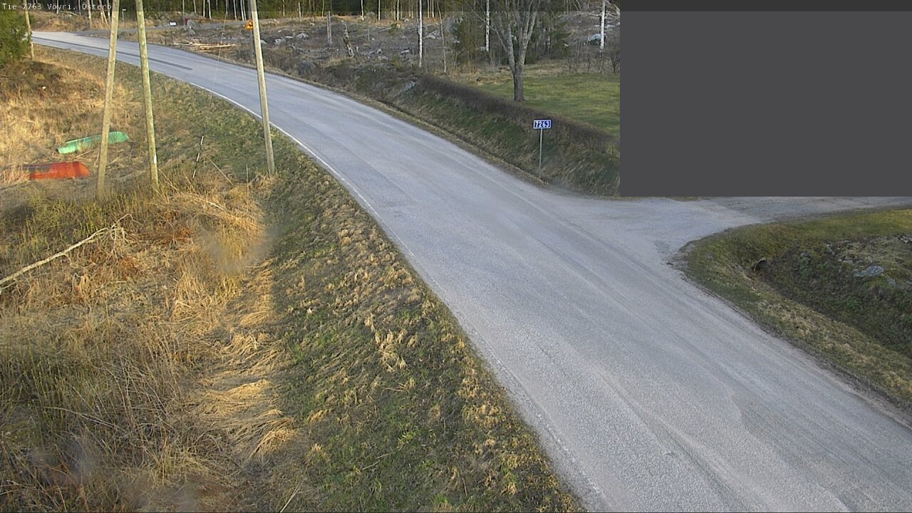 Weather Camera Image Väg 7763 Vöyri, Österö, Vöyri, Pohjanmaa