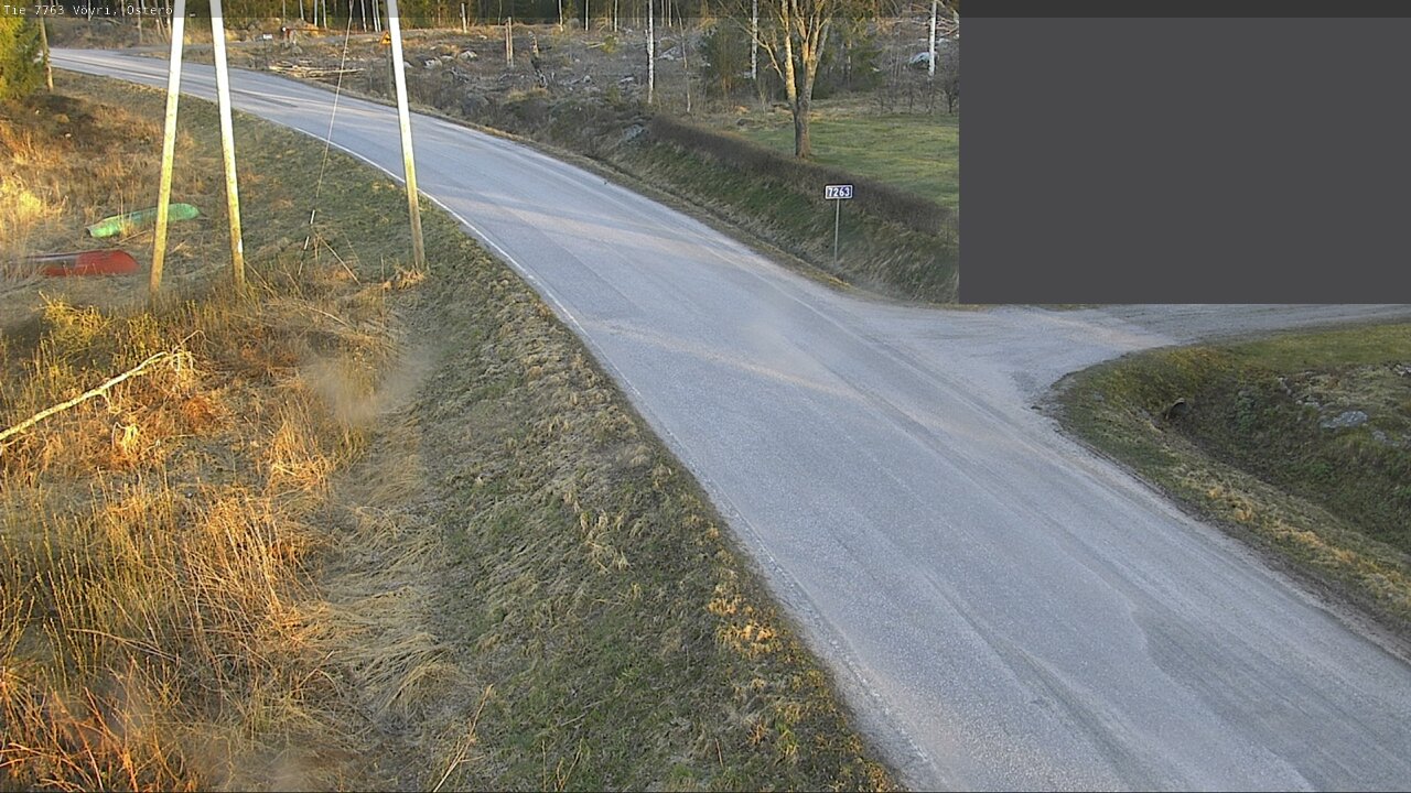 Weather Camera Image Väg 7763 Vöyri, Österö, Vöyri, Pohjanmaa