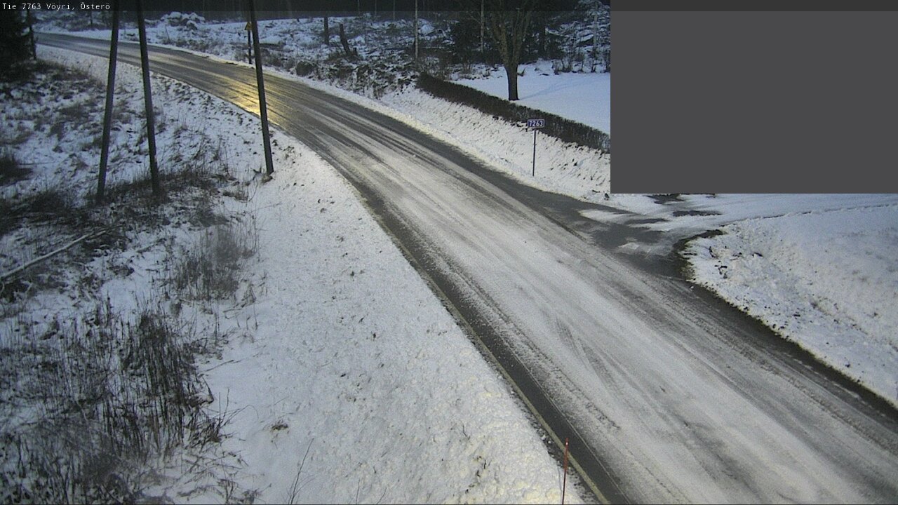 Weather Camera Image Väg 7763 Vöyri, Österö, Vöyri, Pohjanmaa