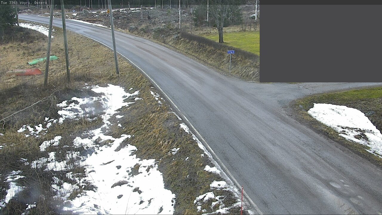 Weather Camera Image Väg 7763 Vöyri, Österö, Vöyri, Pohjanmaa