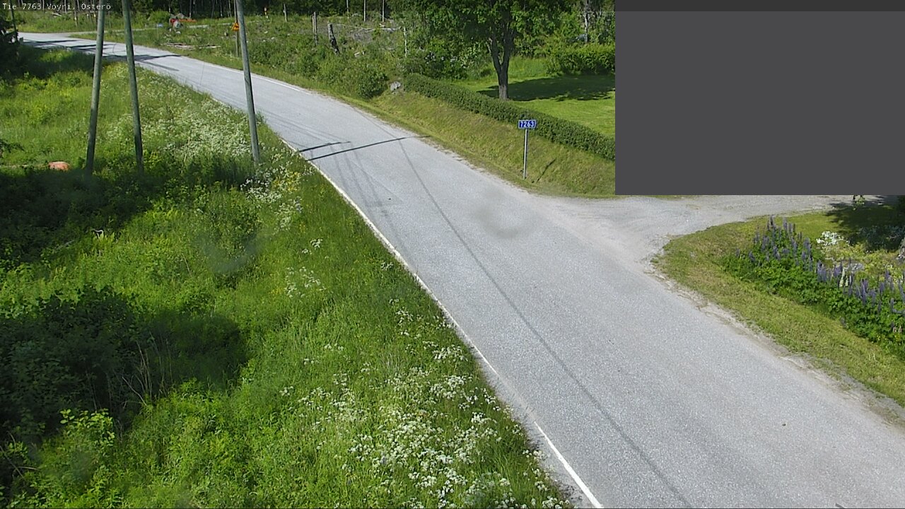 Weather Camera Image Väg 7763 Vöyri, Österö, Vöyri, Pohjanmaa